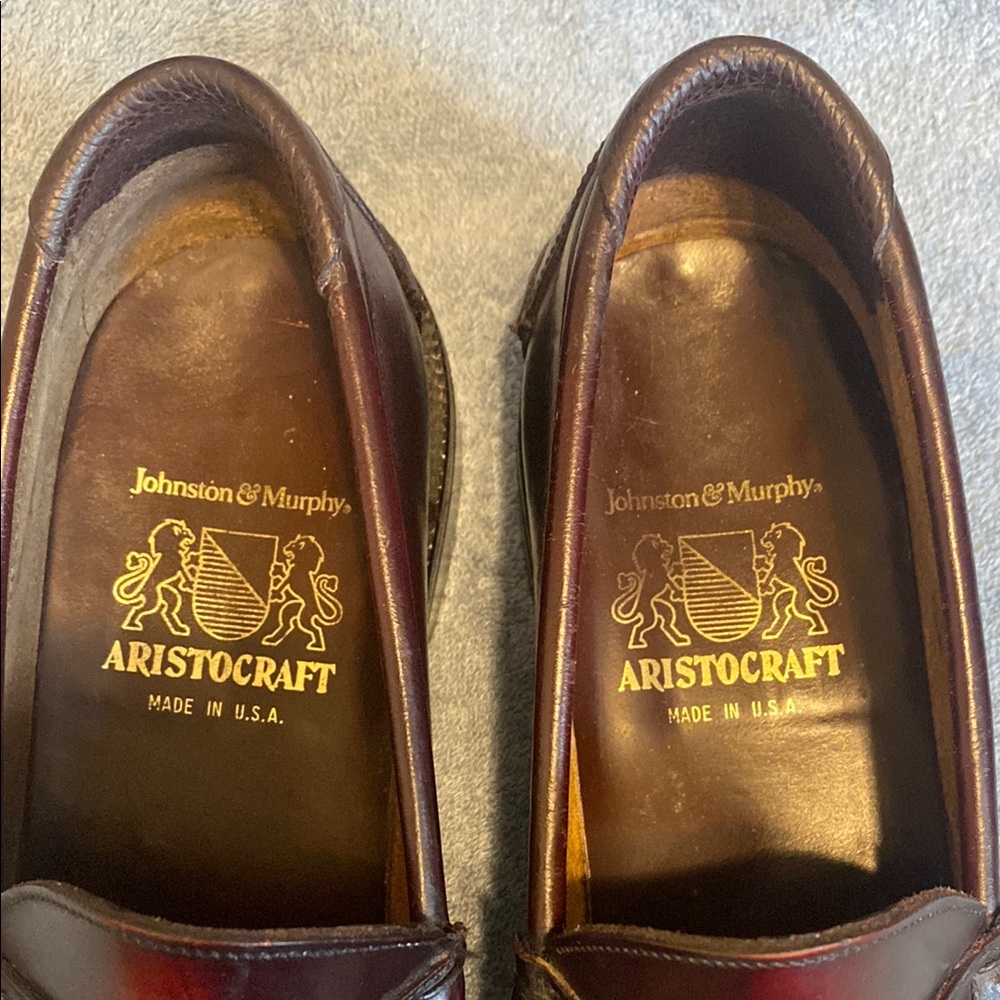 Johnston & Murphy Aristocraft Men's Brown Loafers 🇺🇸 - Picture 3 of 6
